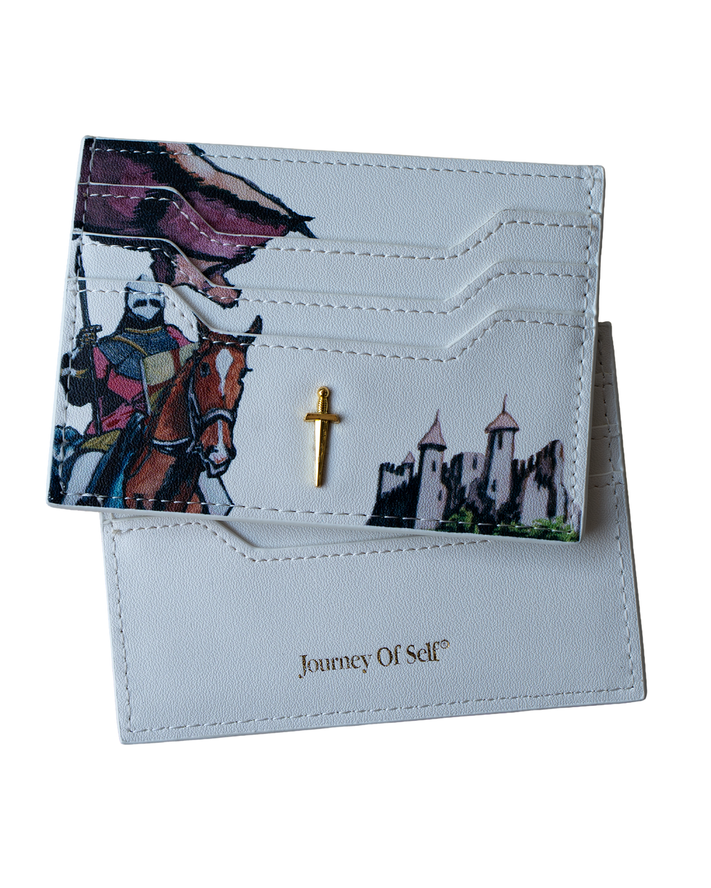 Knight Wallet Journey Of Self Knight Wallet - Handcrafted Leather with Gold Stamp ...